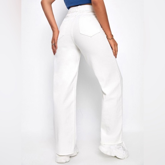 ZARA Jeans - High Waisted, Wide Leg - Size 8 - Picture 2 of 8